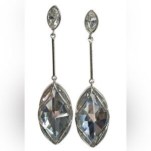 Swarovski Citrus Drop Rhodium Earrings